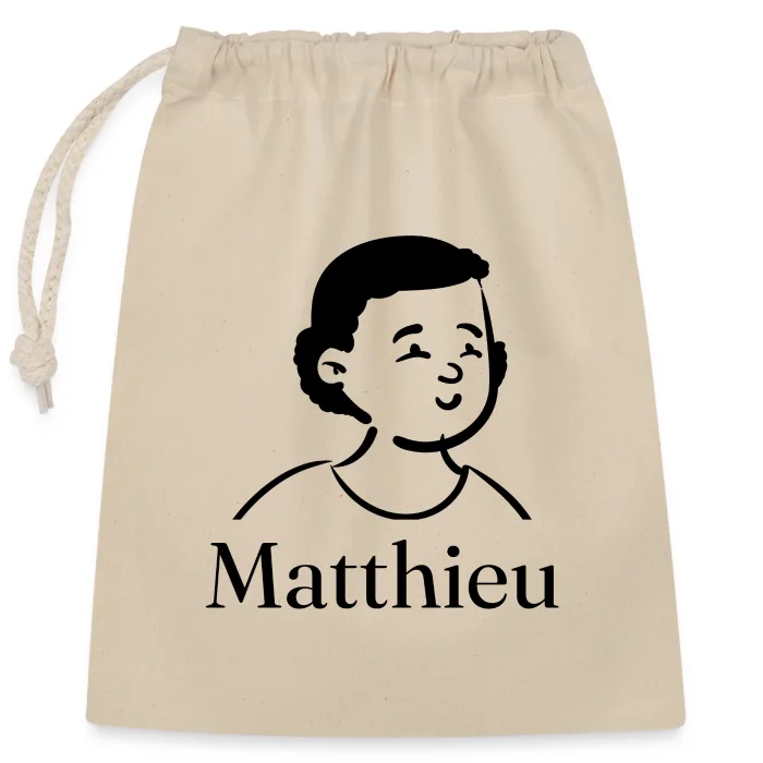 Sac cadeau personnalisé au prénom Matthieu
