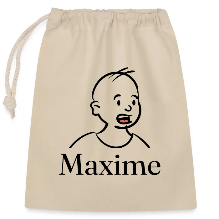 Sac cadeau personnalisé au prénom Maxime