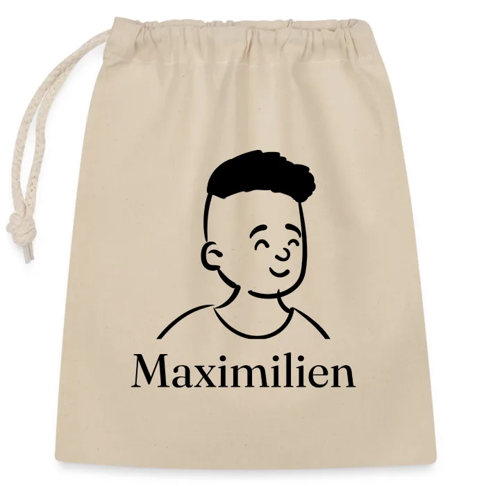 Sac cadeau personnalisé au prénom Maximilien