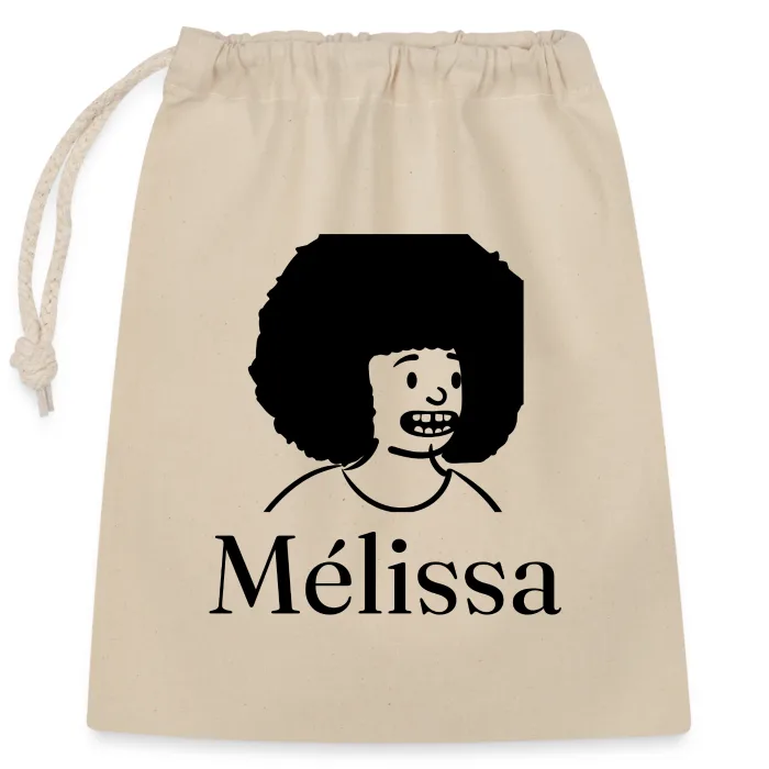 Sac cadeau personnalisé au prénom Mélissa