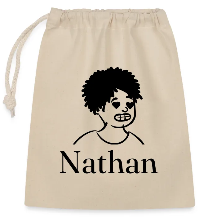 Sac cadeau personnalisé au prénom Nathan
