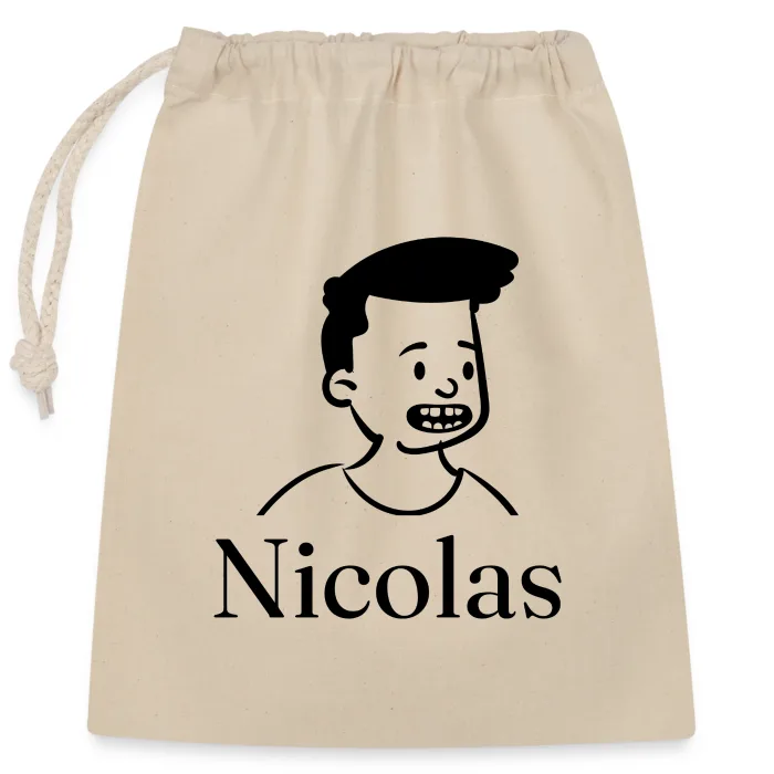 Sac cadeau personnalisé au prénom Nicolas