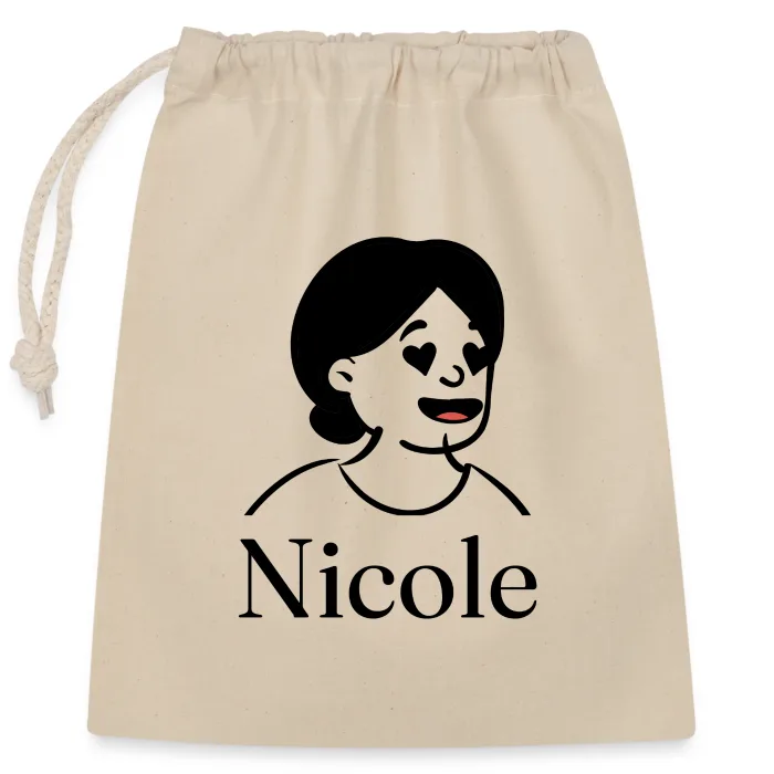 Sac cadeau personnalisé au prénom Nicole
