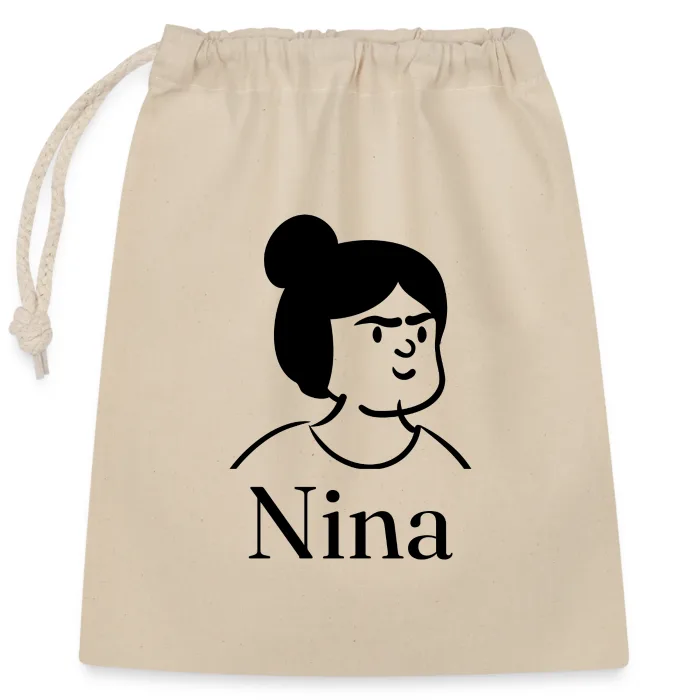Sac cadeau personnalisé au prénom Nina