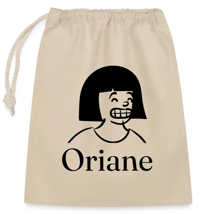 Sac cadeau personnalisé au prénom Oriane