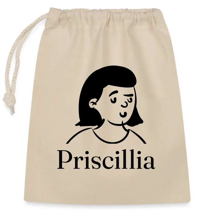 Sac cadeau personnalisé au prénom Priscillia