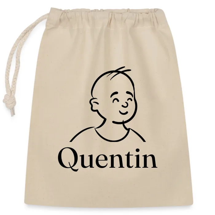 Sac cadeau personnalisé au prénom Quentin