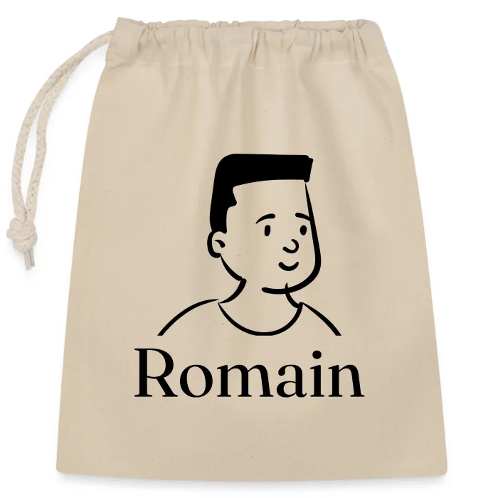 Sac cadeau personnalisé au prénom Romain