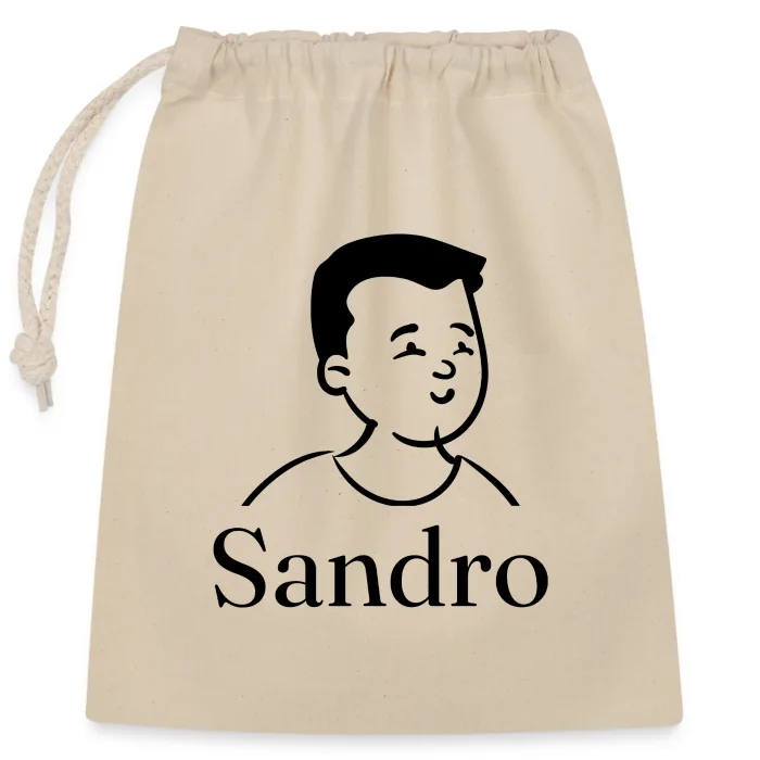 Sac cadeau personnalisé au prénom Sandro