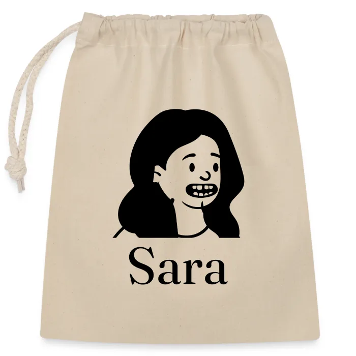 Sac cadeau personnalisé au prénom Sara