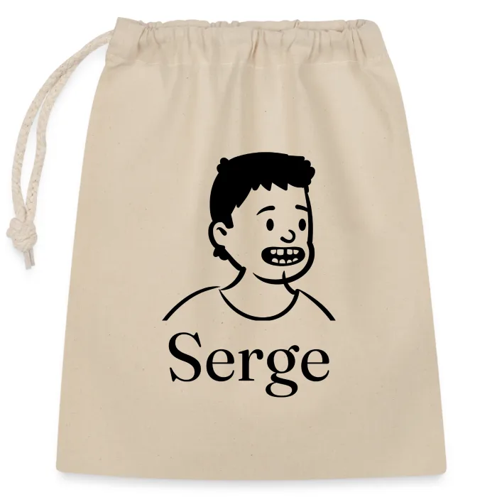 Sac cadeau personnalisé au prénom Serge