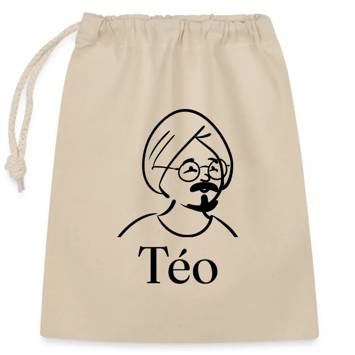 Sac cadeau personnalisé au prénom Téo