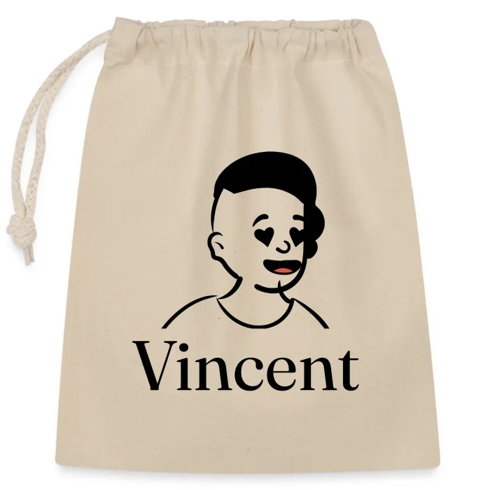 Sac cadeau personnalisé au prénom Vincent