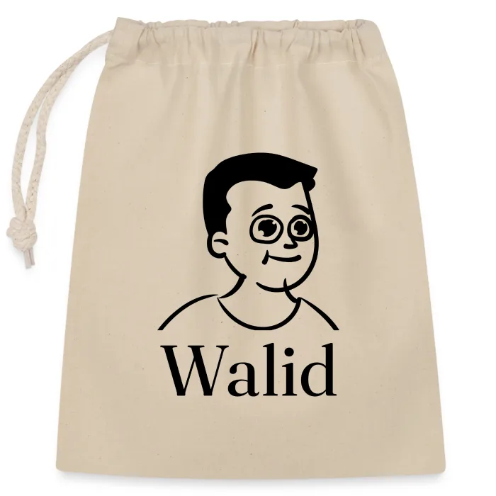 Sac cadeau personnalisé au prénom Walid