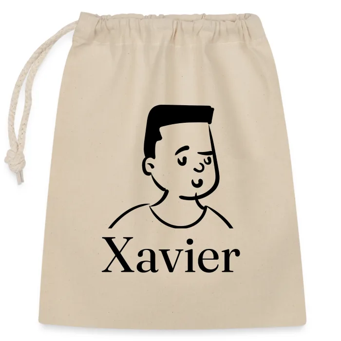 Sac cadeau personnalisé au prénom Xavier