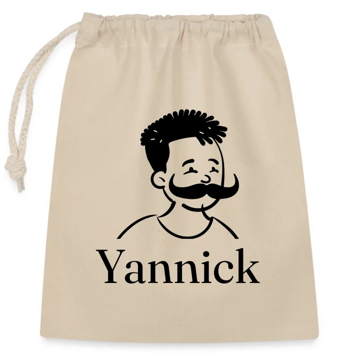 Sac cadeau personnalisé au prénom Yannick