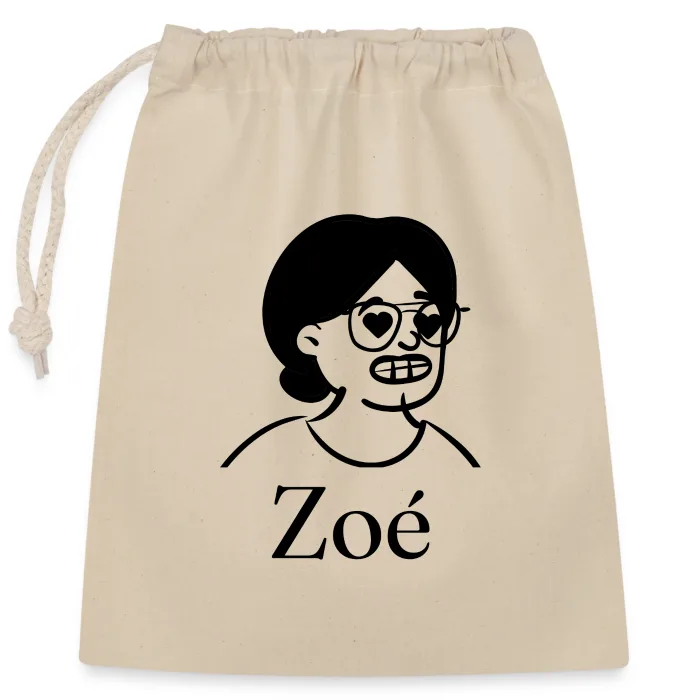 Sac cadeau personnalisé au prénom Zoé
