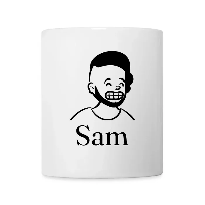 Mug personnalisé au prénom Sam