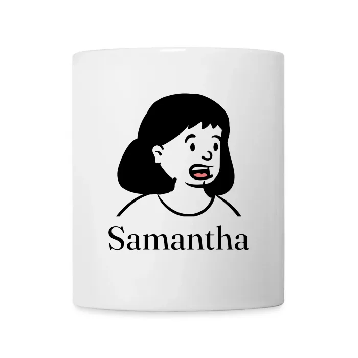 Mug personnalisé au prénom Samantha