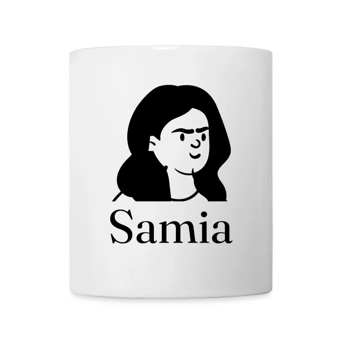 Mug personnalisé au prénom Samia