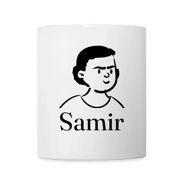 Mug personnalisé au prénom Samir