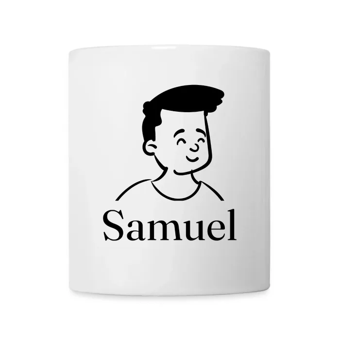 Mug personnalisé au prénom Samuel