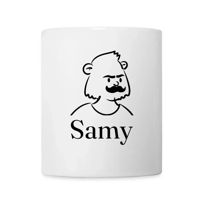 Mug personnalisé au prénom Samy