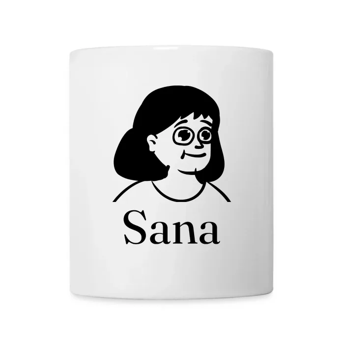 Mug personnalisé au prénom Sana