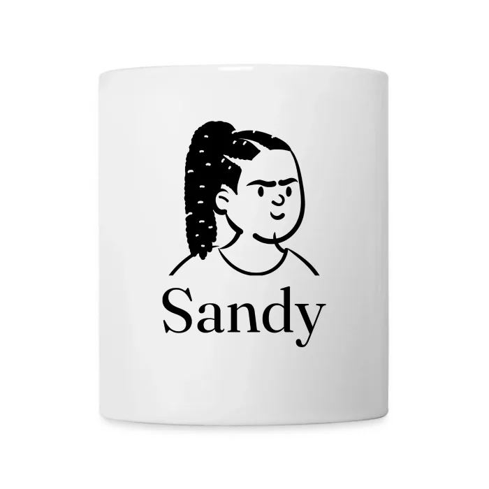 Mug personnalisé au prénom Sandy