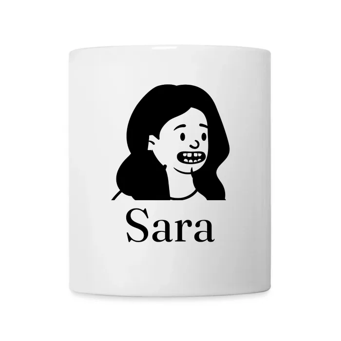 Mug personnalisé au prénom Sara