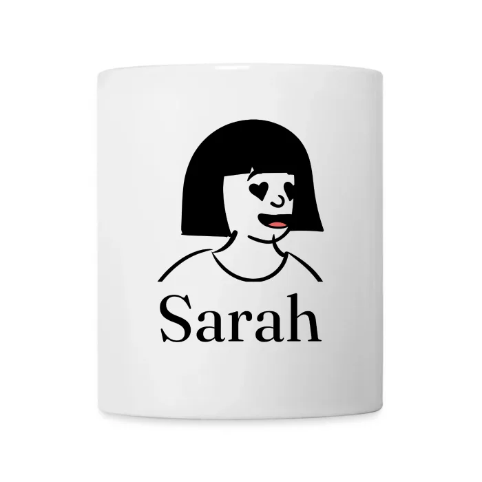 Mug personnalisé au prénom Sarah