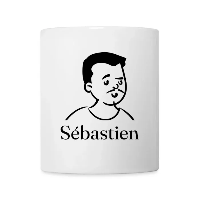 Mug personnalisé au prénom Sébastien
