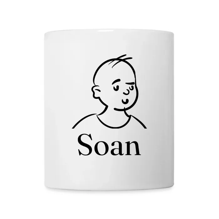 Mug personnalisé au prénom Soan