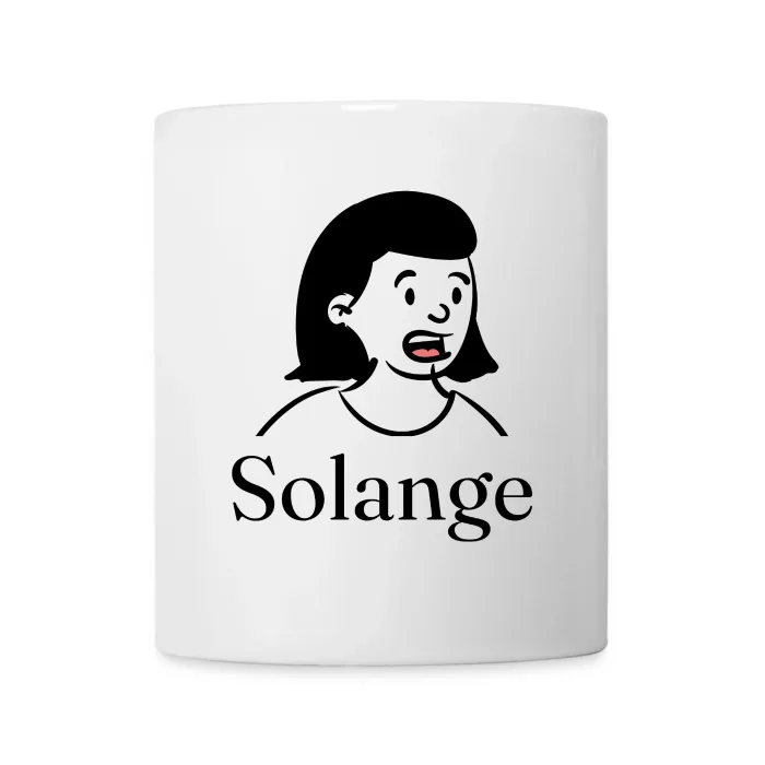 Mug personnalisé au prénom Solange