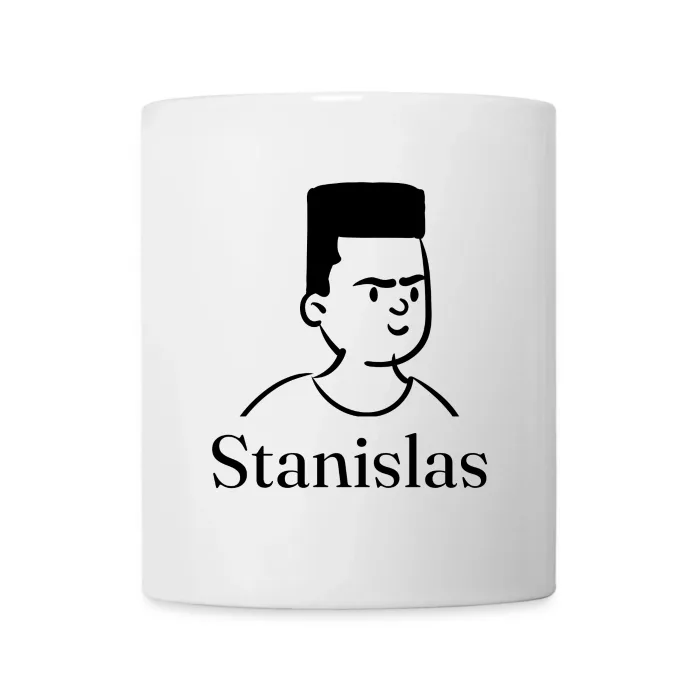 Mug personnalisé au prénom Stanislas