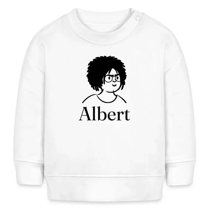Sweat bébé personnalisé au prénom Albert