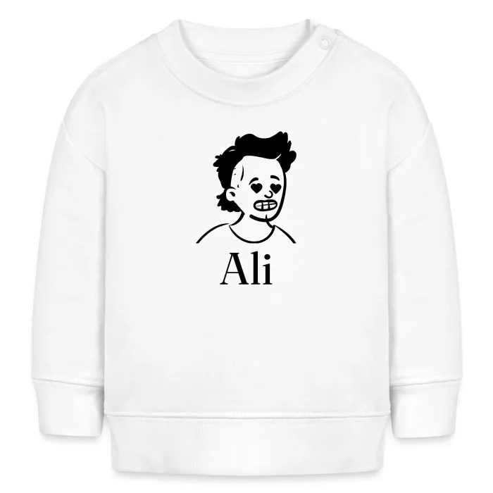 Sweat bébé personnalisé au prénom Ali