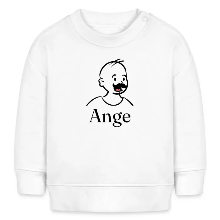 Sweat bébé personnalisé au prénom Ange