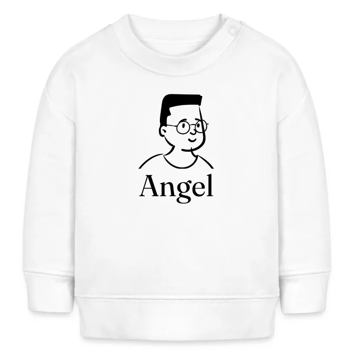 Sweat bébé personnalisé au prénom Angel