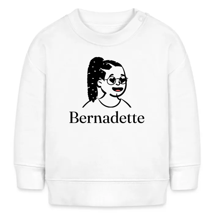 Sweat bébé personnalisé au prénom Bernadette