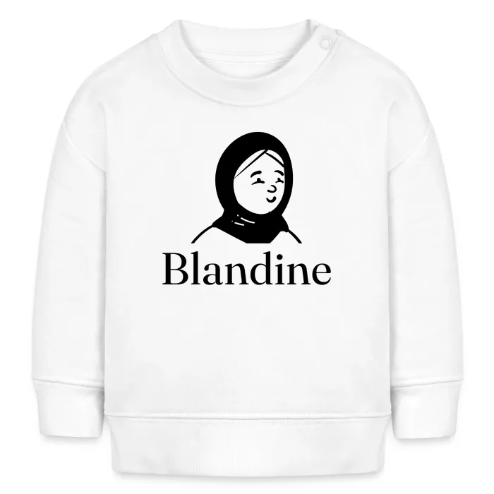 Sweat bébé personnalisé au prénom Blandine