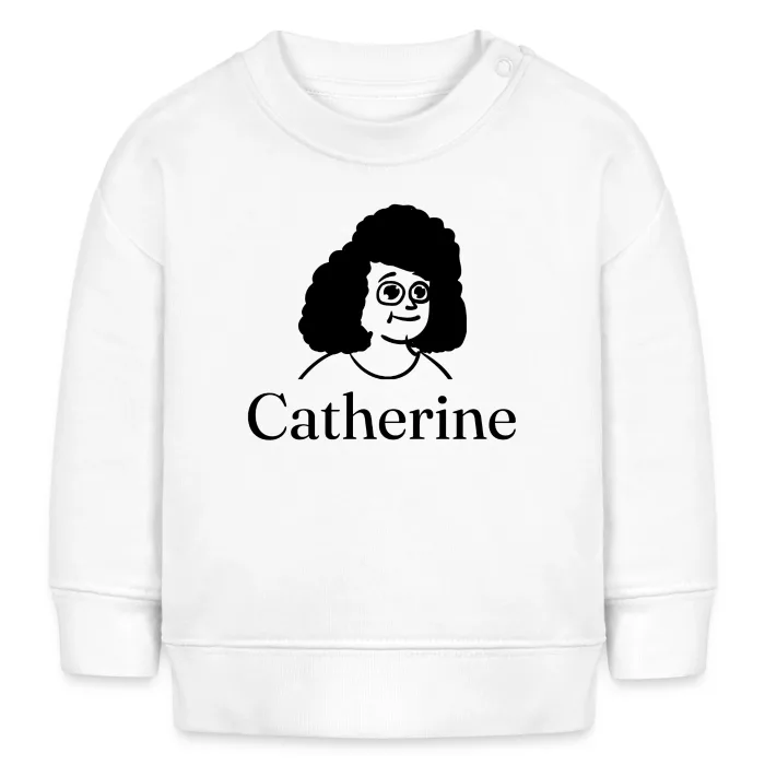 Sweat bébé personnalisé au prénom Catherine