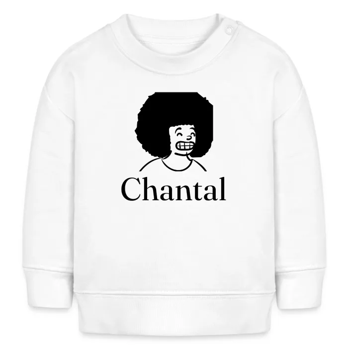Sweat bébé personnalisé au prénom Chantal