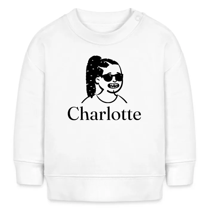 Sweat bébé personnalisé au prénom Charlotte