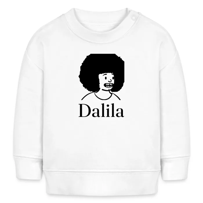 Sweat bébé personnalisé au prénom Dalila