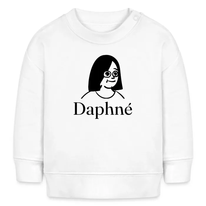 Sweat bébé personnalisé au prénom Daphné