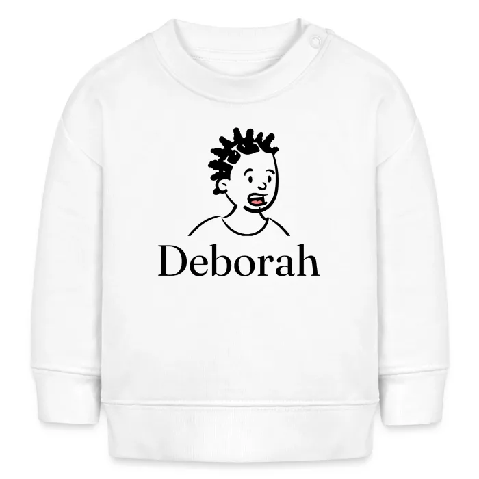 Sweat bébé personnalisé au prénom Deborah