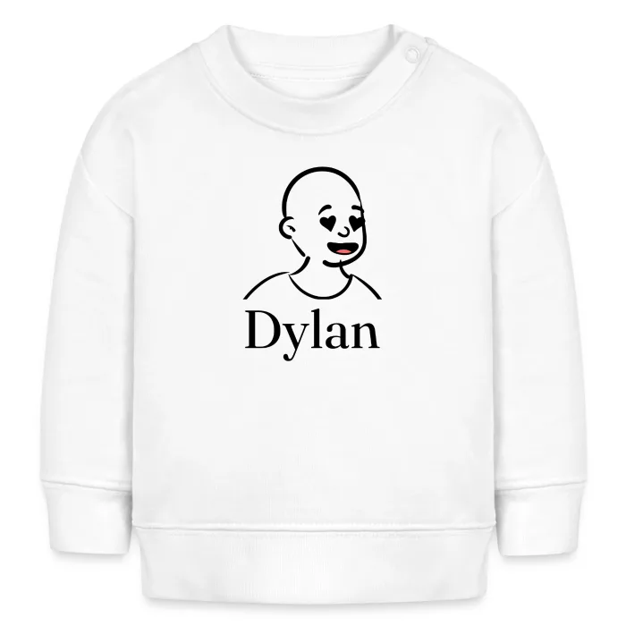Sweat bébé personnalisé au prénom Dylan