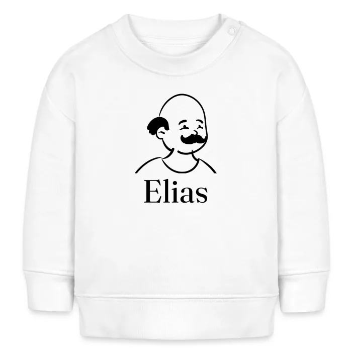 Sweat bébé personnalisé au prénom Elias