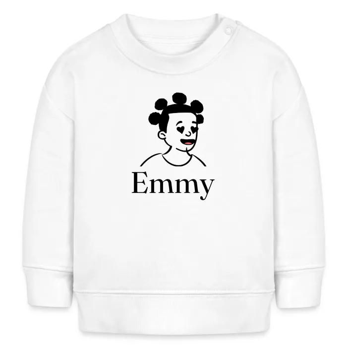 Sweat bébé personnalisé au prénom Emmy